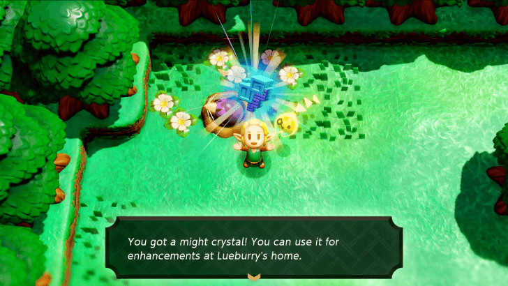 Might Crystal overworld location