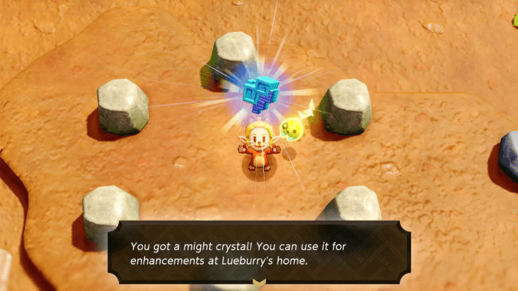 Might Crystal overworld location