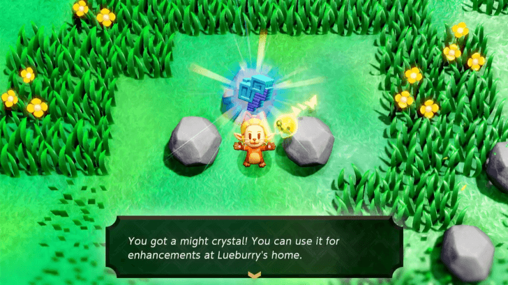 Might Crystal overworld location