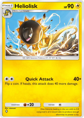 Pokemon TCG Pocket - A1 111 Heliolisk