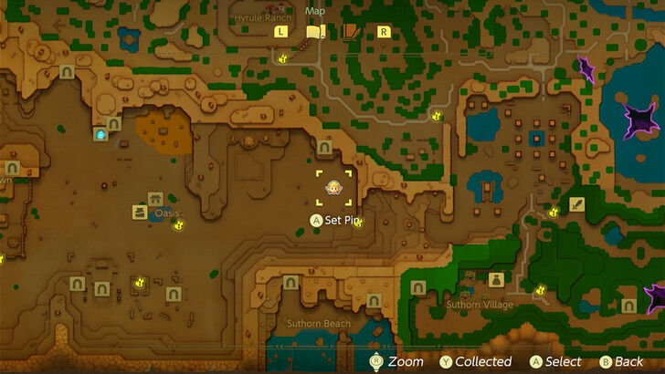 Heart Piece (Wild Sandstorms) map location