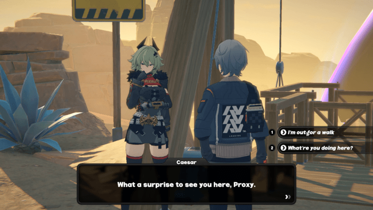 Talk to Caesar in Blazewood