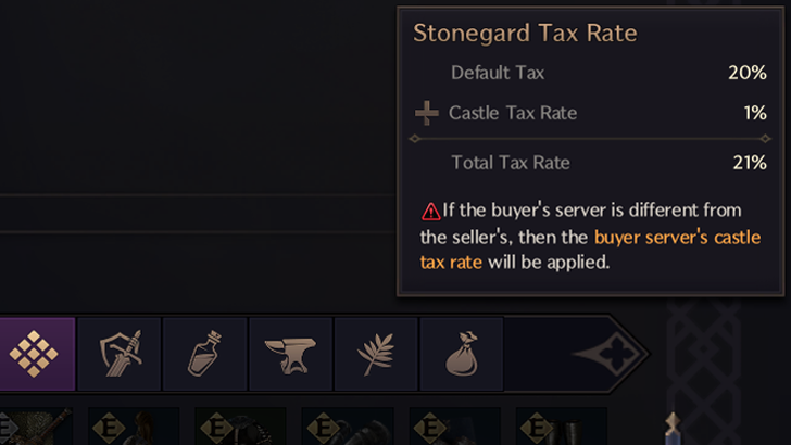 Auction House Tax Rate