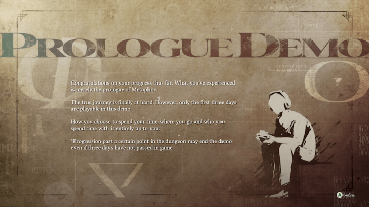 Metaphor ReFantazio - Demo End