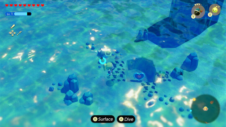 Piece of Heart overworld location