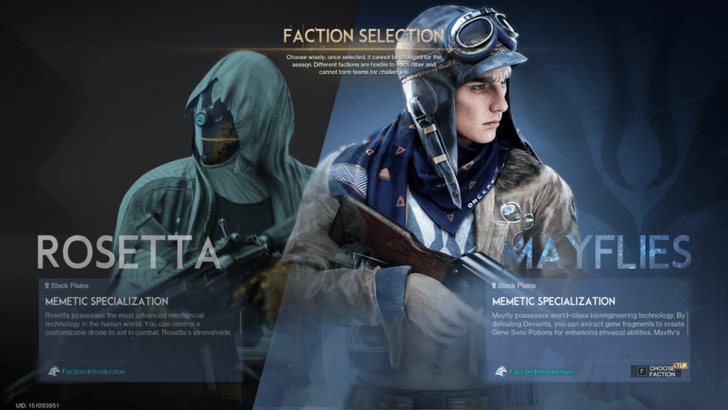 Once Human - Mayfly Memetic Specialization Choose Faction