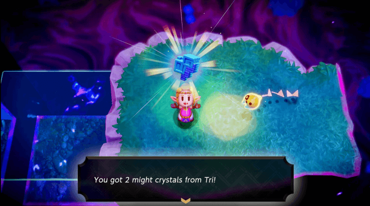 Might Crystal x2 (Stilled Lake Hylia) overworld location