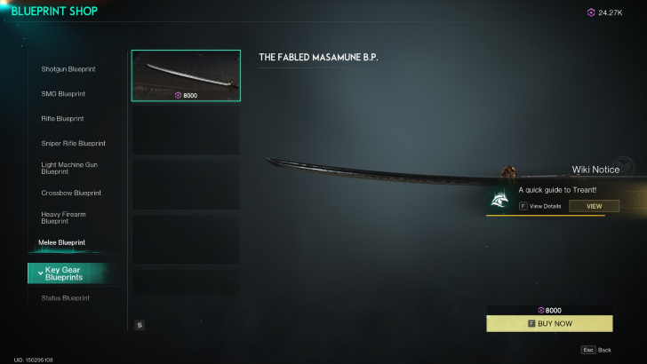 Once Human - Fabled Masamune at the Wish Machine