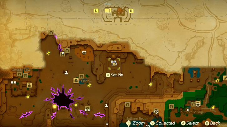 Might Crystal x2 (Stilled Desert Temple Ruins) map location