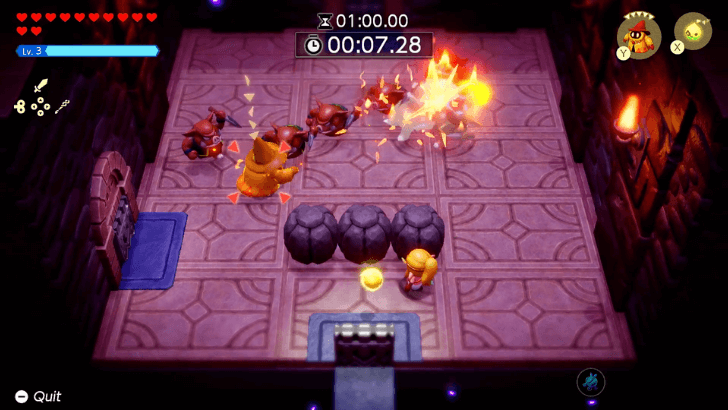 Fire Wizzrobe in Moblins Revenge