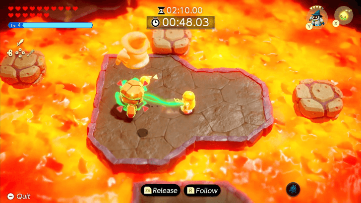 Pull the Tweelus to the platform and defeat it