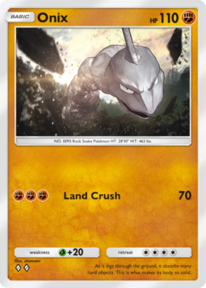 Rareté, statistiques et pack génétiques d'Apex Onix (A1 150) | Pokémon Pocket TCG (PTCGP)｜Game8