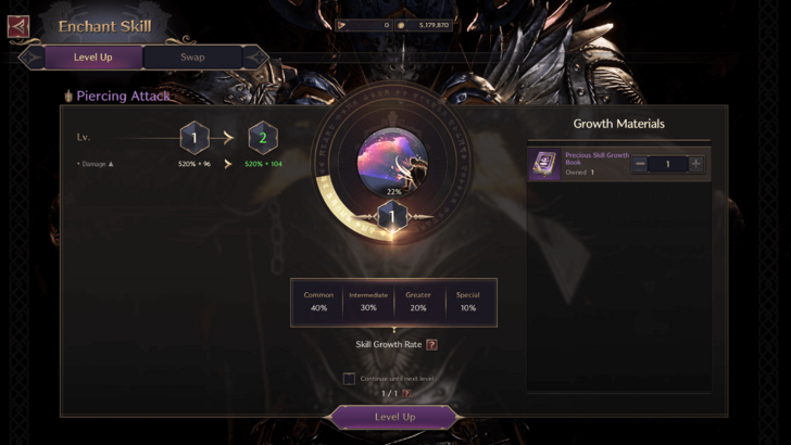 Throne and Liberty - Level Up Skills