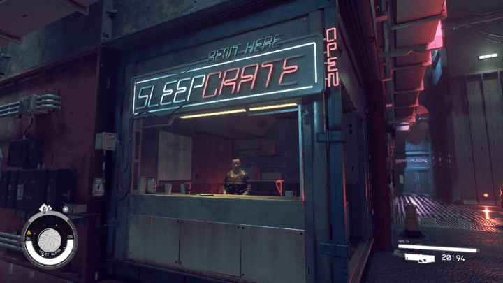 Starfield - Neon Sleep Crate Location