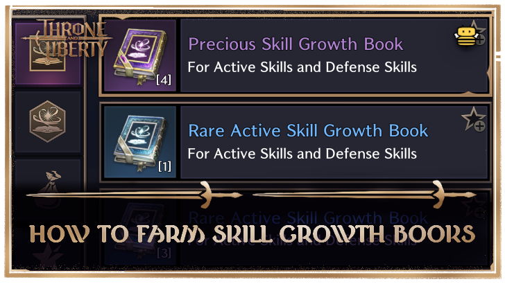 Throne and Liberty - How to Farm Skill Growth Books Banner.png