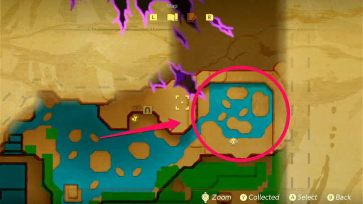 Zelda EoW - Ice Wizzrobe Map Location