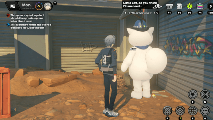 Scared Visitor Quest Walkthrough - Tell Mewmew What the Fierce Bangboo Meant