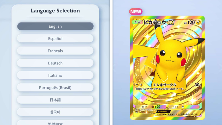 Pokemon TCG Pocket - Change System Language