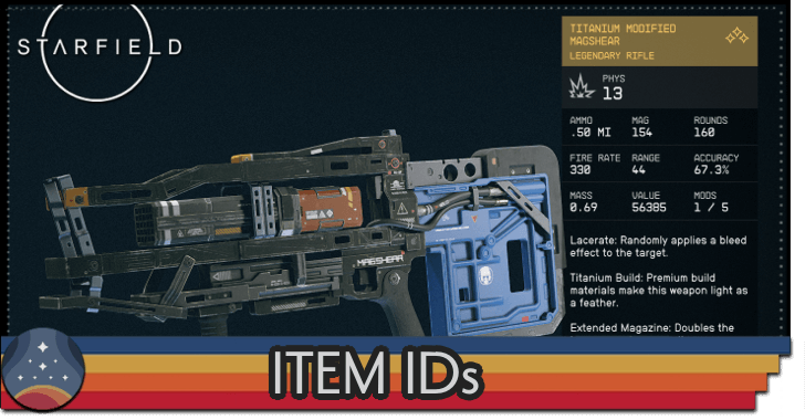 Starfield Item IDs