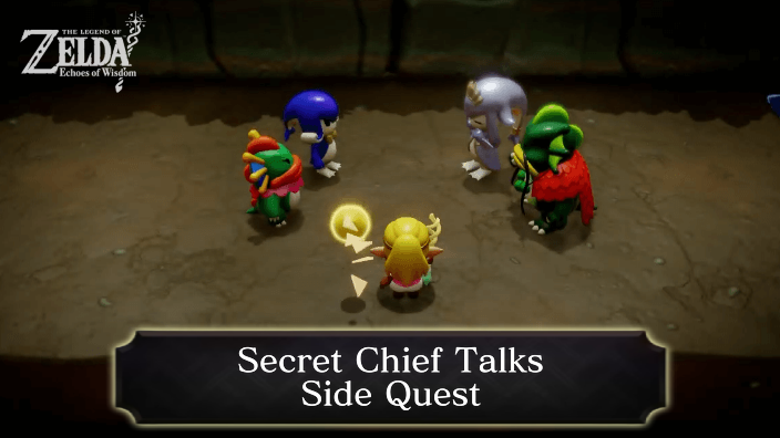 Zelda Echoes of Wisdom Secret Chief Talks