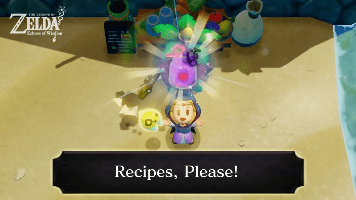 Zelda Echoes of Wisdom Recipes, Please!