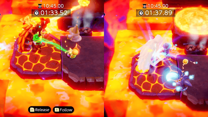 Bind and Swordfighter on Volvagia