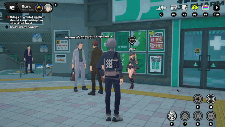 Lucy Lumina Square - Officer Mewmew Trust Event