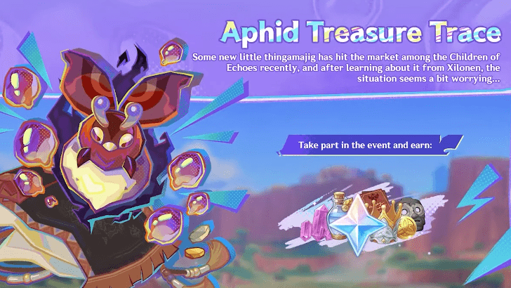 Genshin Impact - Aphid Treasure Trace Event