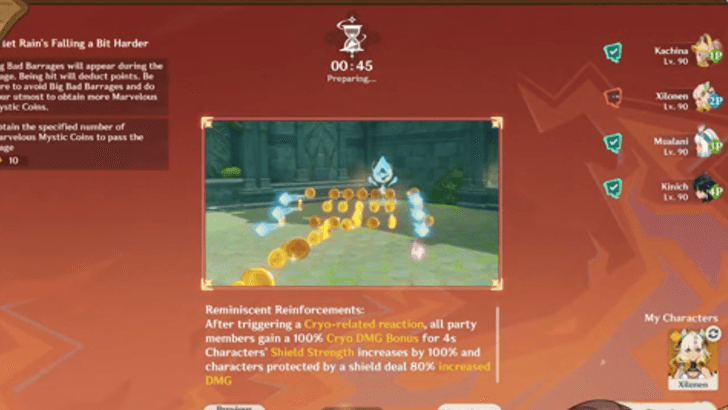 Genshin Impact - Reminiscent Regimen Thrill Gameplay