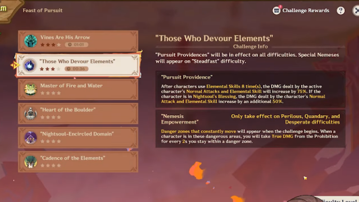 Genshin Impact Choose your Oponents