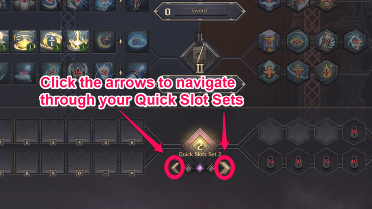 Throne and Liberty Change Quick Slot Set