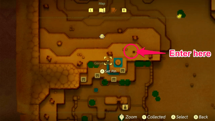 Zelda EoW - Platboom Map Location