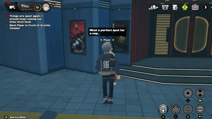 Meet Piper in Front of the Gravity Cinema