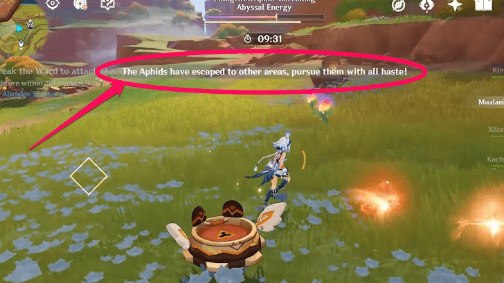 Genshin Impact - Chase Aphids