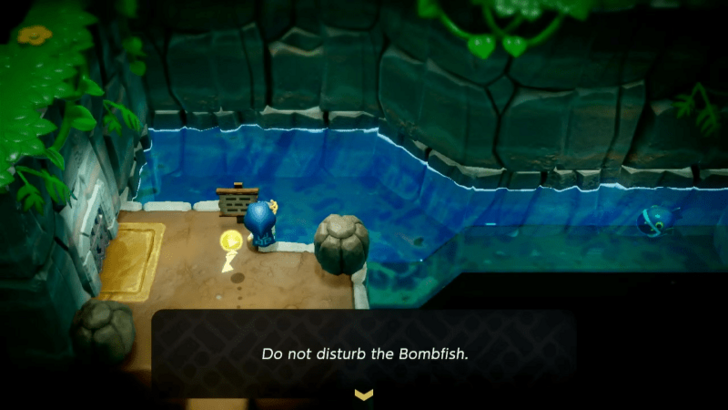 Zelda EoW - Bombfish Map Location
