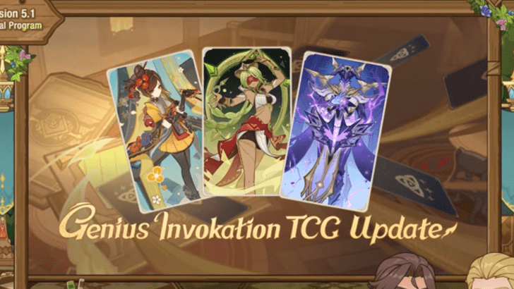 Genshin Impact 5.1 Genius Invokation TCG Cards