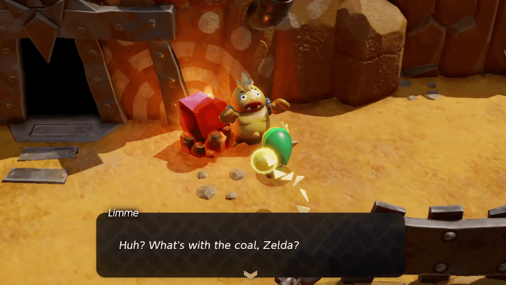 4 - The Goron is Shocked That Zelda Delivered the Coal