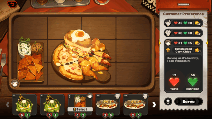 Cheesetopia Meal Combination Stage 9 Customer 3