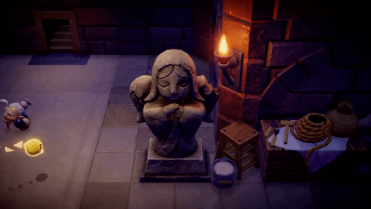 Goddess Statue in Hyrule Castle