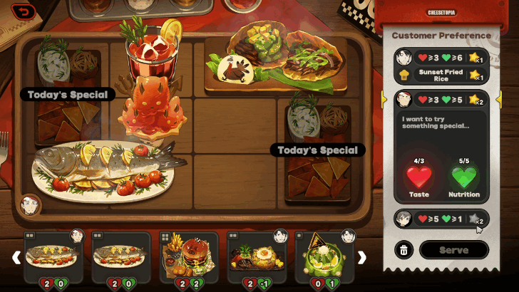 Cheesetopia Meal Combination Stage 10 Customer 2