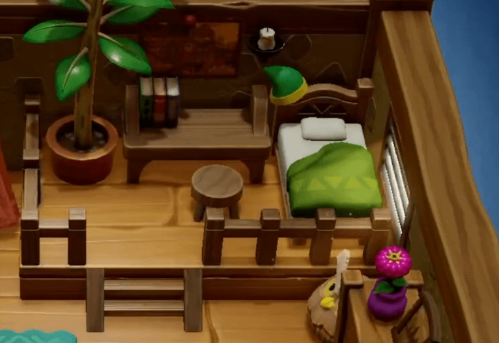 Green Cap and Owl Statue