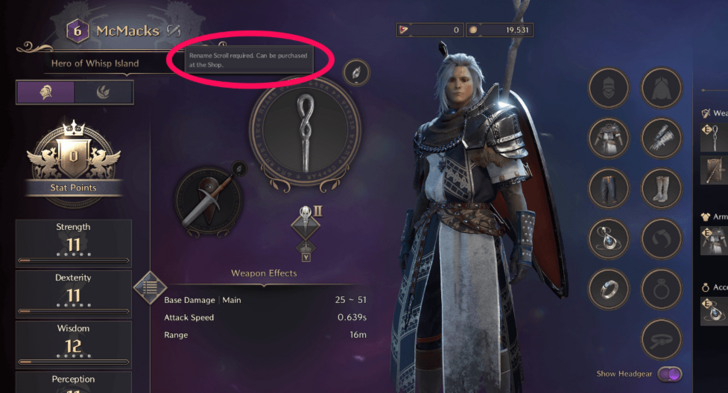 Rename Scroll Required