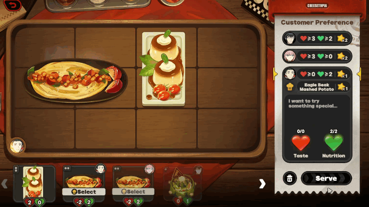 Cheesetopia Meal Combination Stage 11 Customer 3