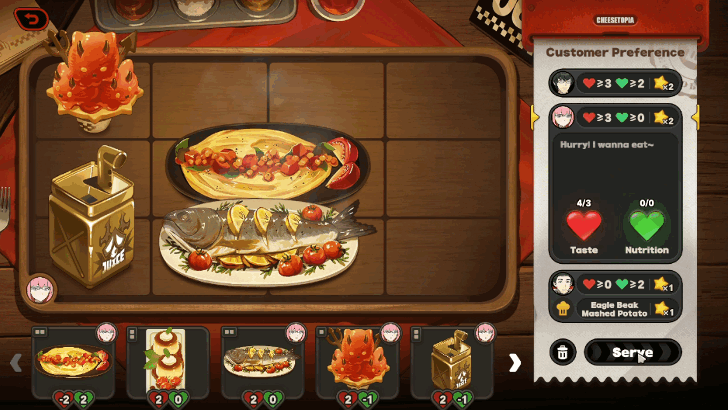 Cheesetopia Meal Combination Stage 11 Customer 2