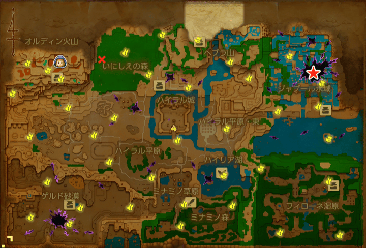 Zelda EoW - Water Block Map Location