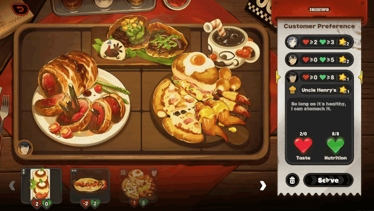 Cheesetopia Meal Combination Stage 10 Customer 3