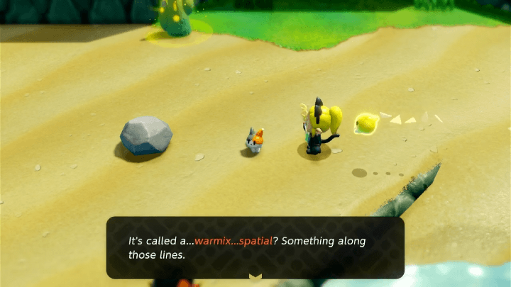 From there, approach the cat near the Seesyde Village Waypoint