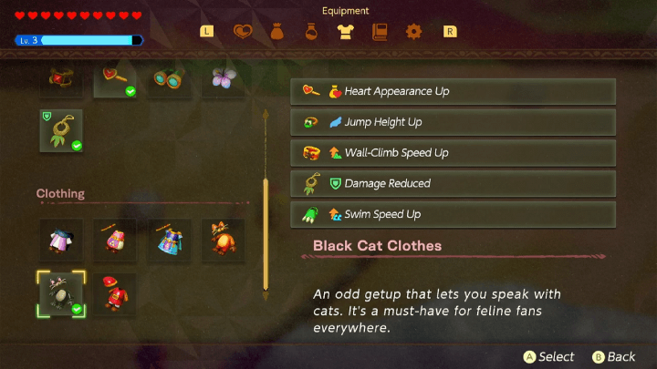 Unlock the Black Cat Clothes