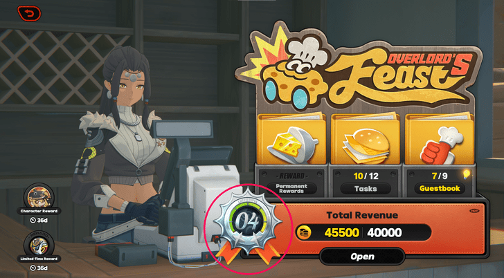 Raise Diner to Level 4