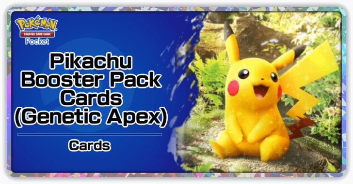 Pokemon TCG Pocket - List of Genetic Apex Pikachu Booster Pack Cards